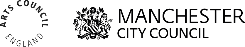 Arts Council and Manchester City Council logos