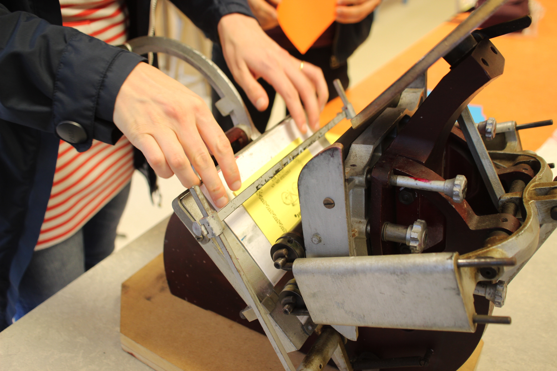 workshop letterpress printing