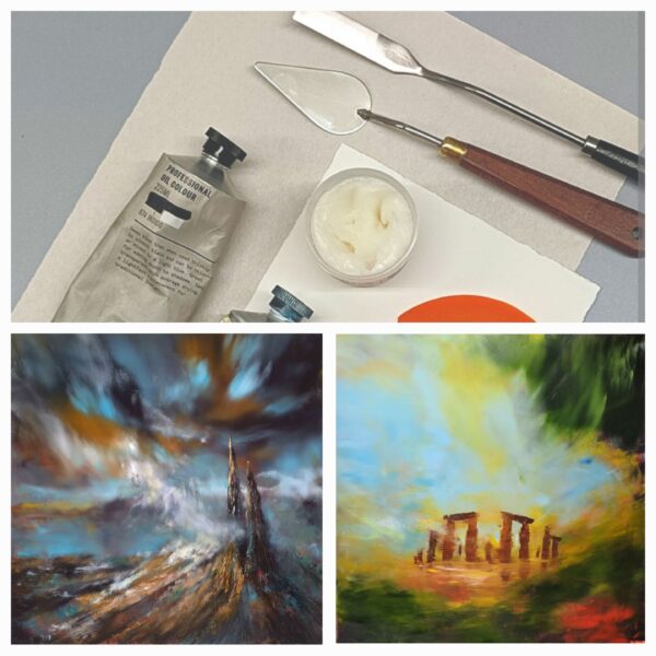 Introduction to Oil and Cold Wax Painting